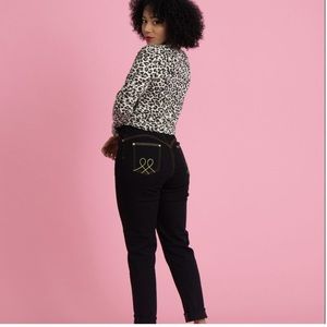 Lady K Loves Hug Me Baby Black Jeans XS